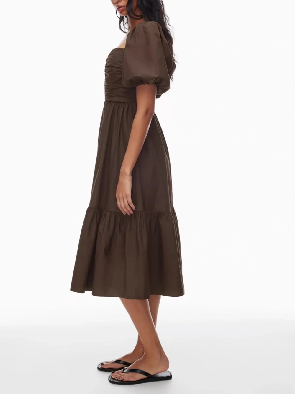 Wilfred Amuse Poplin Midi Dress - Picture 2 of 5